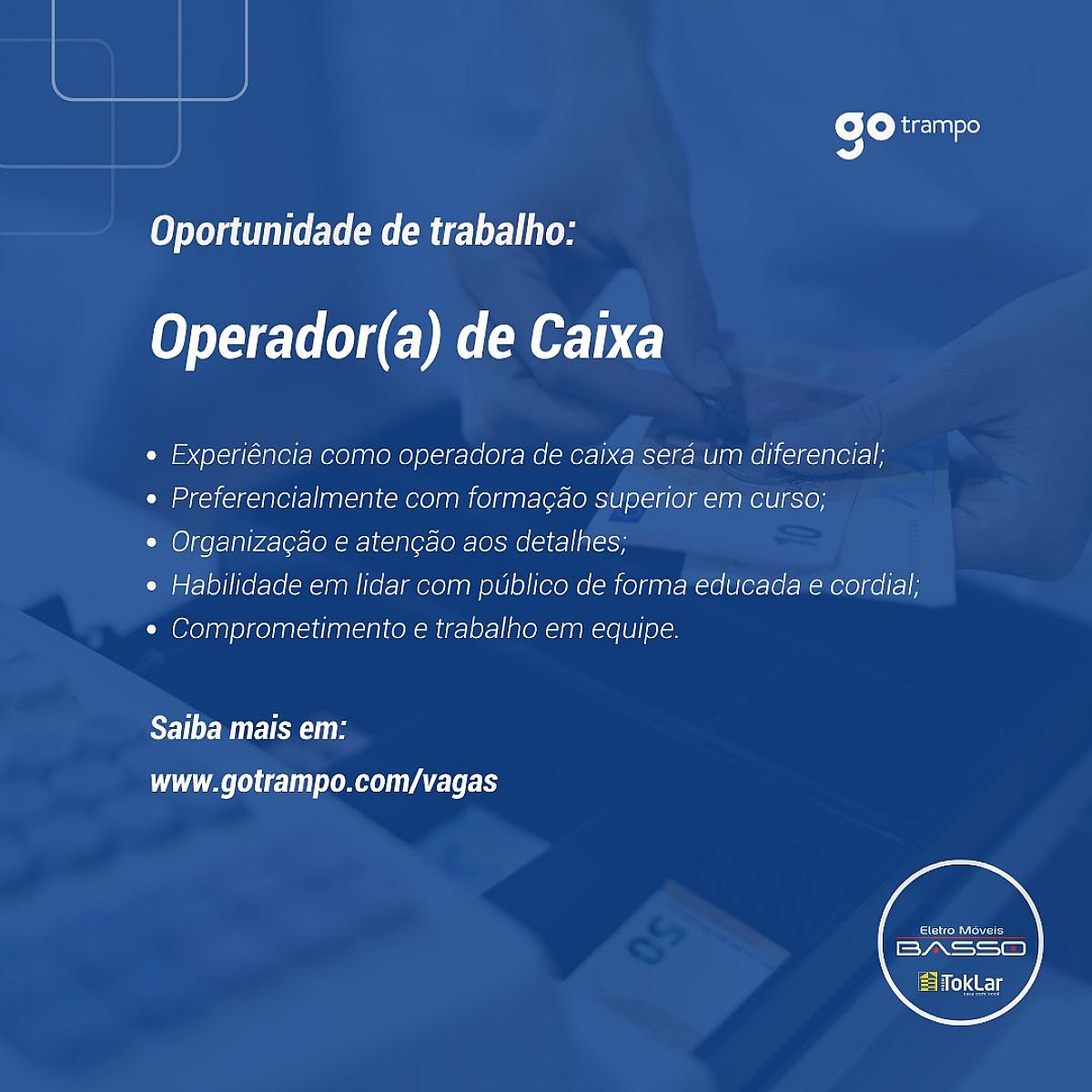Operador de Caixa