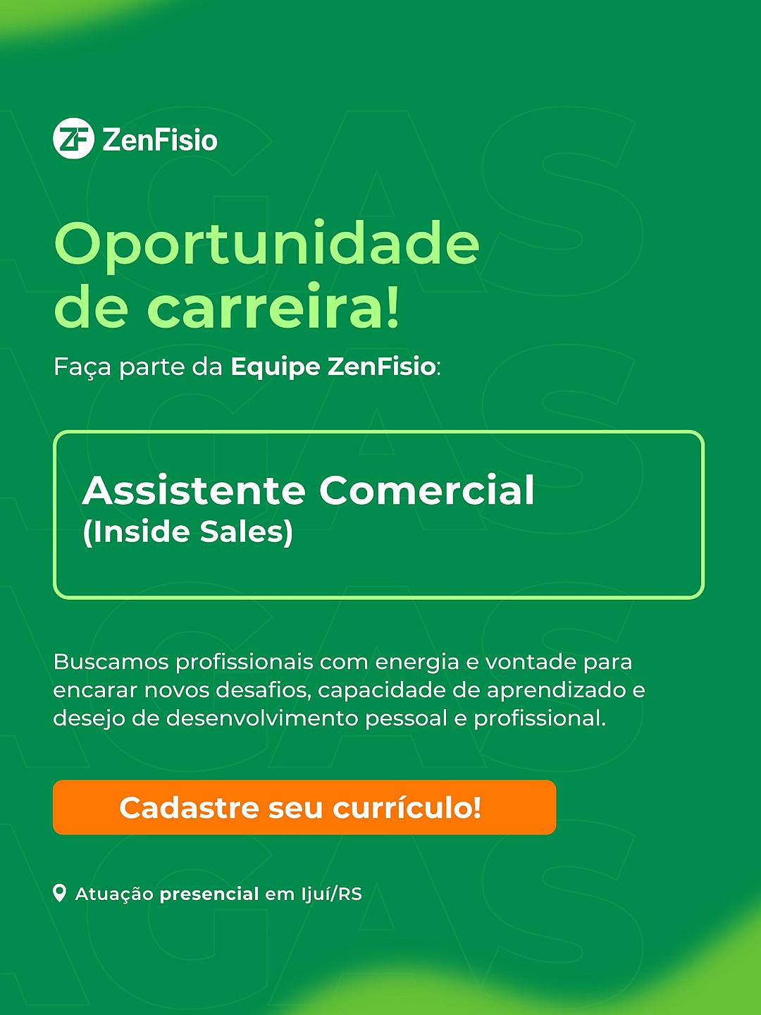 Assistente Comercial (Inside Sales)