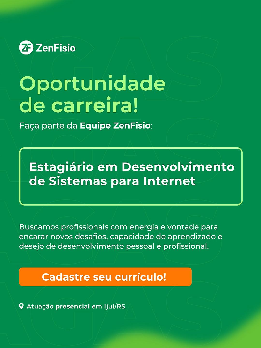 Estagiário de Desenvolvimento Web